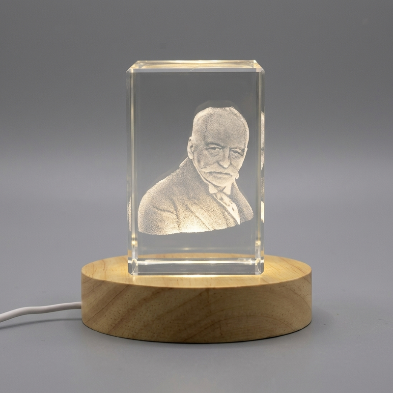 Engraved Photo Frames in 3D Crystals A Trophy Beyond the Ordinary Anniversary Gift