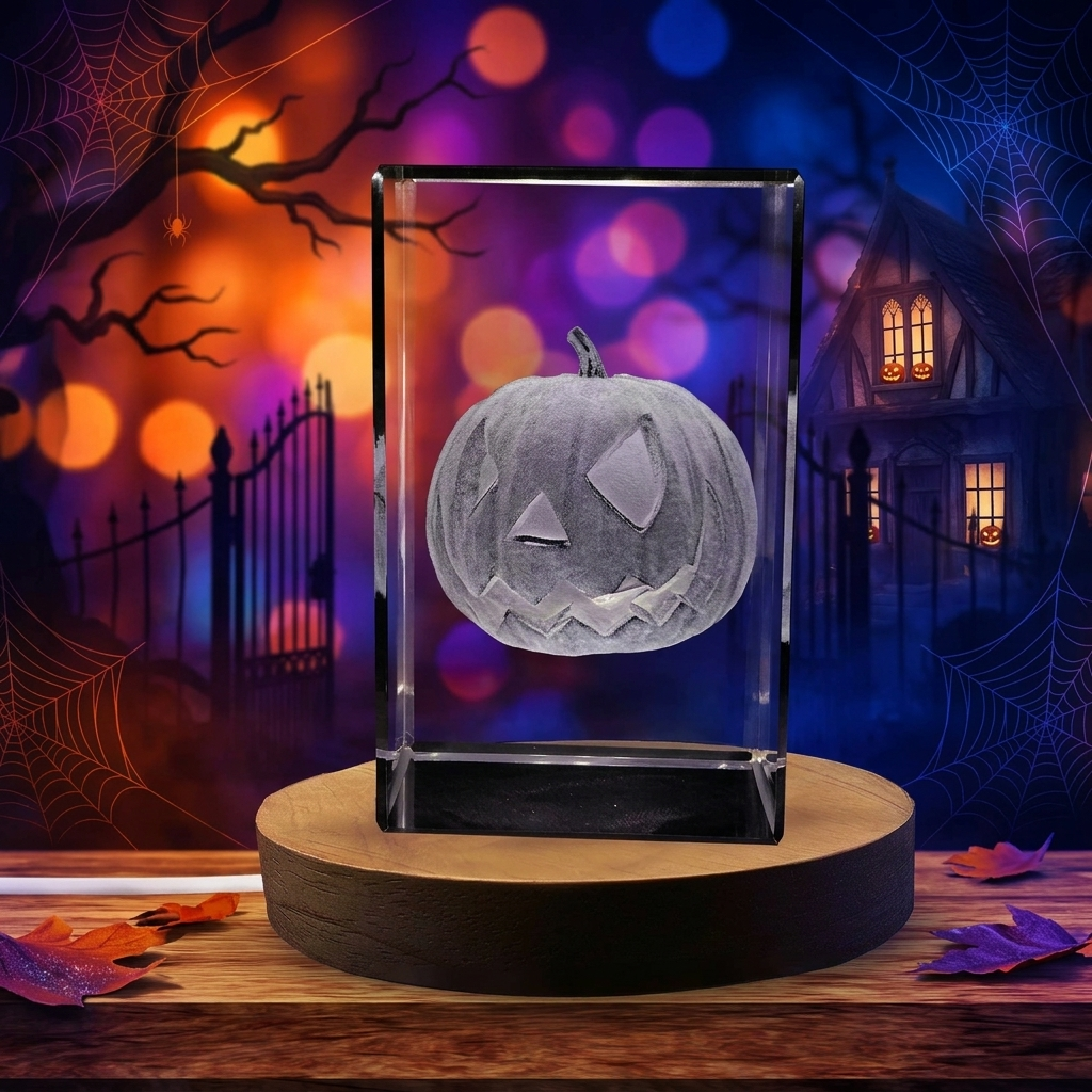Farmer Oriental Hat 3D Engraved Crystal Recognition - Symbol of Agricultural Heritage, LED Base Included