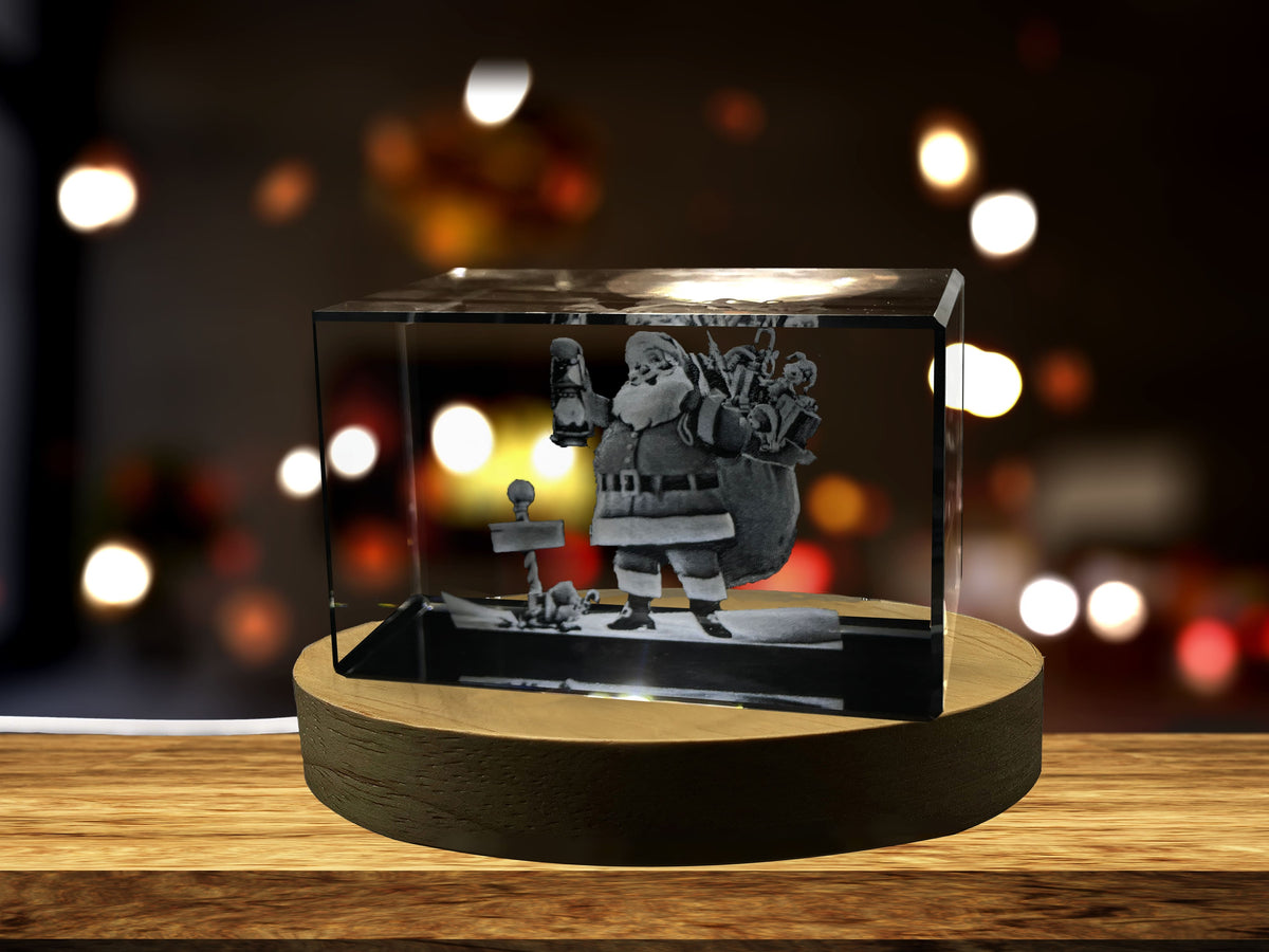 Celebrate Christmas with Custom Engraved 3D Crystal: Unique and Memorable Gifts