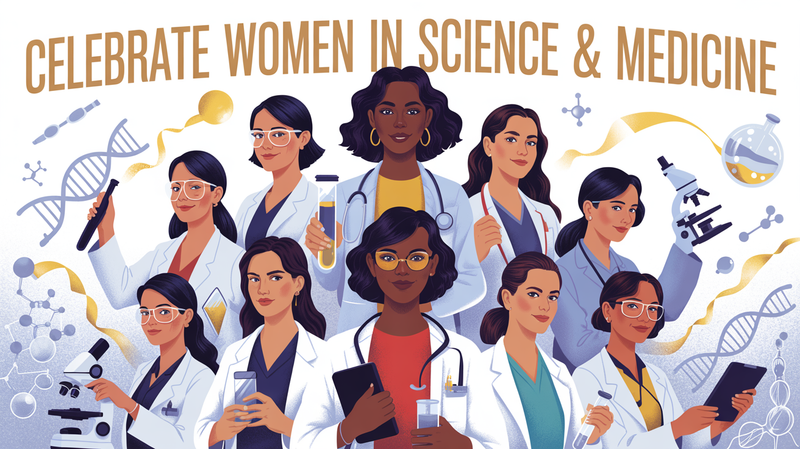 Celebrate Women in Science & Medicine with Custom 3D Engraved Crystal Trophies