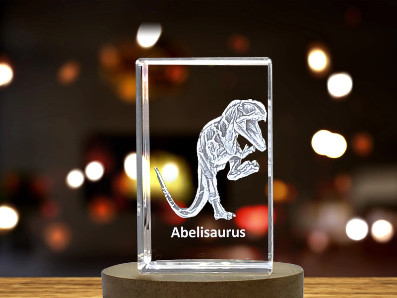 Engraved Dinosaurs in Crystal Figurines: The Perfect Gift for Paleontologists