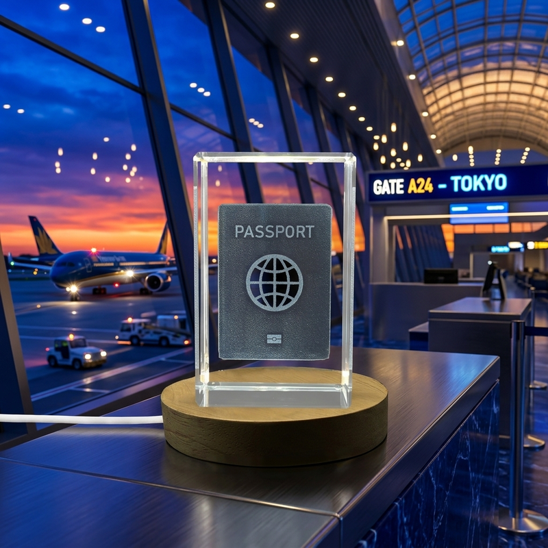 Travel Equipements 3d crystals