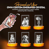 Personalized 3D Crystal Photo Gifts - Made in Canada A&B Crystal Collection