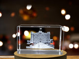 Exquisite 3D Engraved Crystal Replica of Historic Qaitbay Citadel in Egypt A&B Crystal Collection