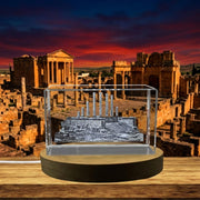 Thuburbo Majus 3D Engraved Crystal Trophy Award — Made in Canada