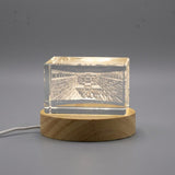 Chand Baoli 3D Engraved Crystal Gift — Made in Canada