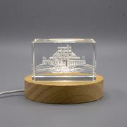 Sanchi 3D Engraved Crystal Gift — Made in Canada