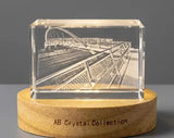 Garrison Crossing 3D Engraved Crystal Gift