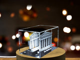 Timeless Grandeur - The Parthenon Immortalized in 3D Engraved Crystal A&B Crystal Collection