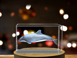 Stunning Chilean Dolphin Sculpted in Gorgeous Crystal Collectible Statue A&B Crystal Collection