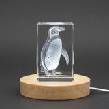 Humboldt Penguin 3D Engraved Crystal Gift