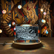 Nude Descending a Staircase 3D Engraved Crystal