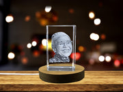 Rosa Parks 3D Engraved Crystal - Celebrate the Legacy of the 