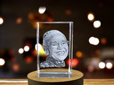 Rosa Parks 3D Engraved Crystal - Celebrate the Legacy of the "Mother of the Civil Rights Movement" A&B Crystal Collection