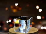 Ona Judge 3D Engraved Crystal - Honor the Legacy of a Trailblazing Photographer A&B Crystal Collection