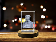 Harriet Tubman 3D Engraved Crystal - Celebrate the Legacy of the 