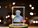 Harriet Tubman 3D Engraved Crystal - Celebrate the Legacy of the "Moses of Her People" A&B Crystal Collection