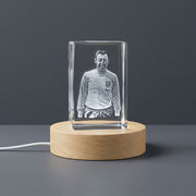 Gordon Banks 3D Engraved Crystal Gift — Made in Canada