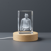 Gordon Banks 3D Engraved Crystal Gift
