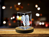 Exquisite Socrate 3D Engraved Crystal Portrait Gift for Philosophy Enthusiasts and Thinkers A&B Crystal Collection