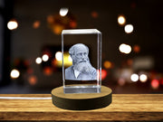 Exquisite Crystal Artwork Honoring Pioneering Physicist James Clerk Maxwell