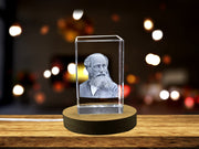 Exquisite Crystal Artwork Honoring Pioneering Physicist James Clerk Maxwell