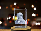 Exquisite Crystal Artwork Honoring Pioneering Physicist James Clerk Maxwell A&B Crystal Collection