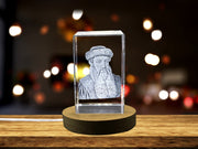 This Excellent 3D crystal to printing innovator Johannes Gutenberg