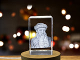 This Excellent 3D crystal to printing innovator Johannes Gutenberg