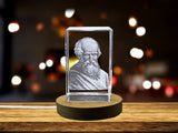 This Exquisite 3D Crystal Ancient mathematician Archimedes