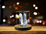 This Exquisite 3D Crystal Ancient mathematician Archimedes A&B Crystal Collection