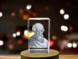 This Exquisite 3D Crystal Ancient mathematician Archimedes