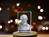 This Exquisite 3D Crystal Ancient mathematician Archimedes A&B Crystal Collection