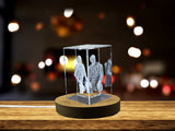 Thomas Edison Engraved 3D Crystal Sculpture, a Unique Invention Gift for Edison's Admirers