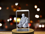 Thomas Edison Engraved 3D Crystal Sculpture, a Unique Invention Gift for Edison's Admirers