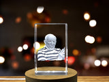 Pablo Picasso 3D Engraved Crystal Sculpture | Legendary Artist A&B Crystal Collection