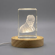 Auguste Escoffier 3D Engraved Crystal — Made in Canada