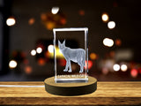 Exquisitely Detailed Caracal Wildcat Crystal Sculpture A&B Crystal Collection