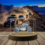 Trail Vehicle Trophy Award 3D Engraved Crystal — Made in Canada - Custom Award From A&B Crystal Collection