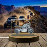 Recognition 3D Engraved Crystal Trail Vehicle Trophy Award - Collectible for Adventure Seekers - Custom Award From A&B Crystal Collection