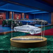Crystal gravé 3D exquis de la supercar du concept Bentley Exp 100 GT 2019