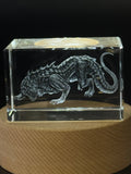 Drake Dragon 3D Engraved Crystal Gift - Perfect for Dragon Lovers