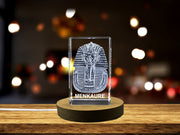 Menkaure Egyptian 3D Engraved Crystal | Exquisite Artistry and Cultural Heritage