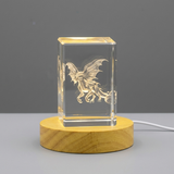 Sept 3D Engraved Crystal Gift – Fantasy Ocean Creature Keepsake