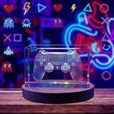 Game Controller Trophy 3D Crystal - Unique Gaming Memorabilia & Collectible