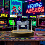 Classic Gaming Recognition: 3D Engraved Crystal 1995 Game Controller with LED Base Light