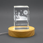 INSOMNIA 3D Engraved Crystal Gift — Made in Canada