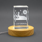 INSOMNIA 3D Engraved Crystal Gift — Made in Canada