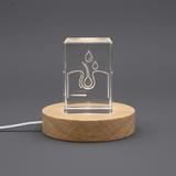 Scalp Treatment 3D Engraved Crystal Gift
