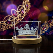 Marquis Crown – Luxury 3D Crystal Figurine Jewelry Décor